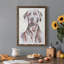 «Sitting Dog I», peinture sur toile encadrée-261148096-261148103