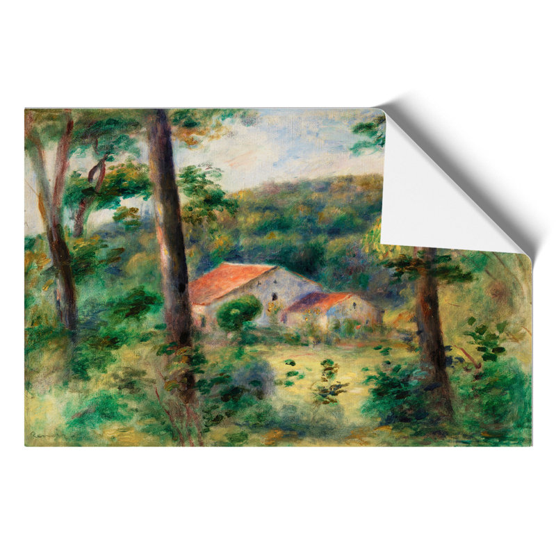 Environs Of Briey by Pierre-Auguste Renoir - No Frame Painting, 30cm H x 42cm W x 0.1cm D
