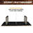 Barrington 9 ft Aurora Outdoor Ping Pong Table Easy Assembly Official Size Combo Dining and Tennis Table with Removable Metal Net and Fitted Table Cover
