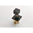 Matt Black Shower Adjusting Regulating Valve Controller Adjuster - 3/4" Cast Metal, Brass, Extra High Flow, Adjustable Handle For Precise Control