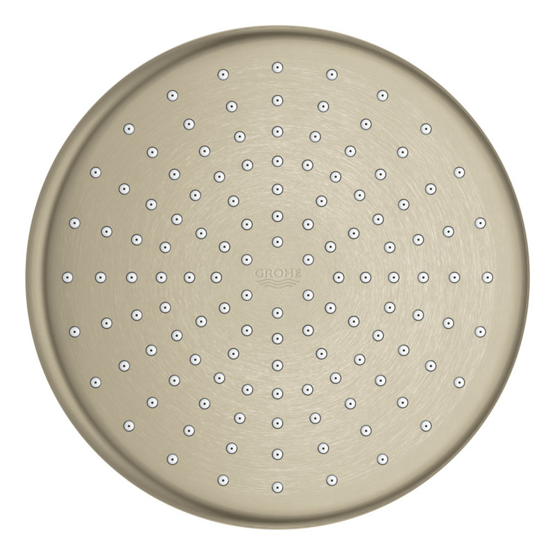 Pomme de douche fixe Tempesta® 1,8 GPM, Nickel brossé Infinity