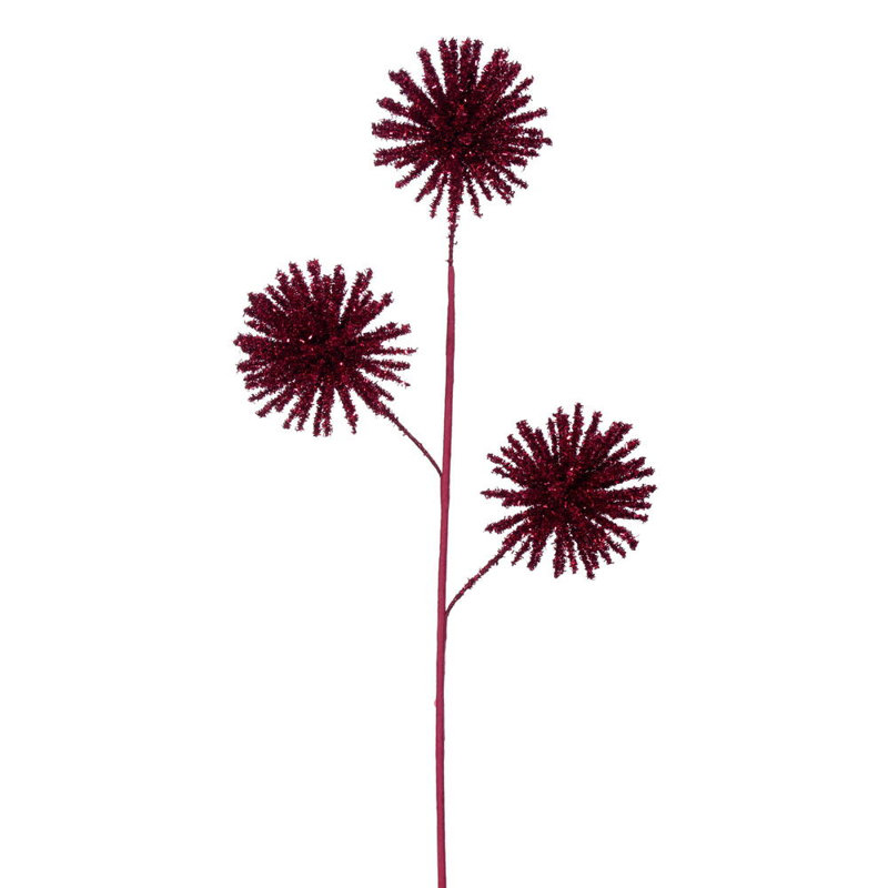 Jet de 23 po Spike, comprend 2 pièces par sac., Rouge bourgogne