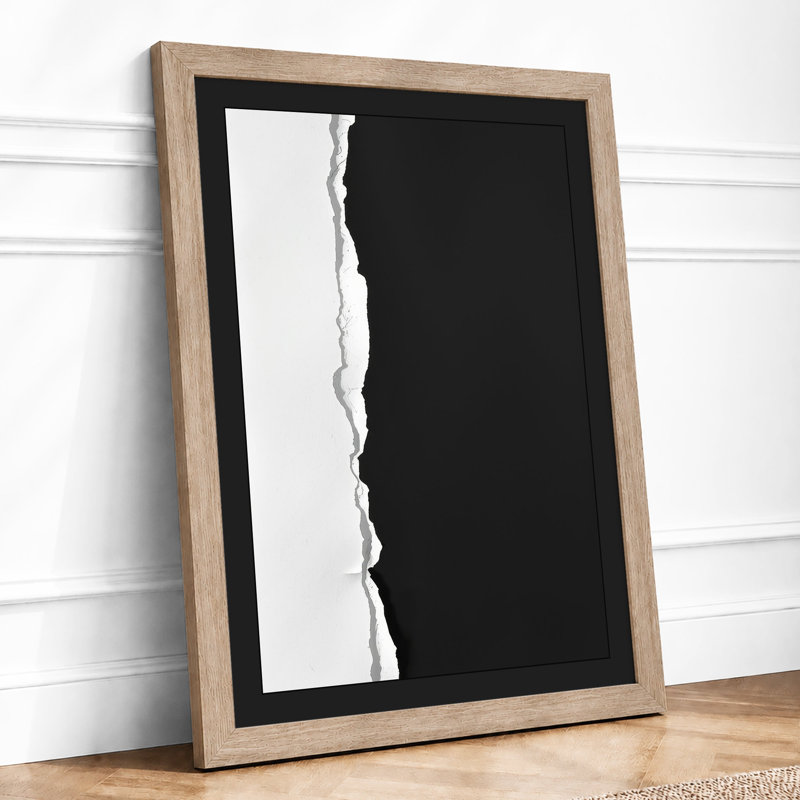 Fractured Division Minimalist - Print, A1 - 84.1 x 59.4 cm, Oak