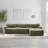  Chester 35.4'' Wide Upholstered Ottoman，No Assembly Required，Chenille Single Ottoman Modular Part For Sectional Sofa-119418559