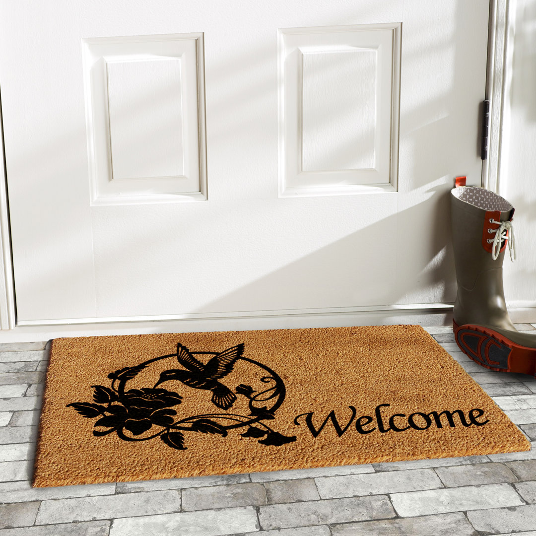 Asheboro Non-Slip Outdoor Doormat Winston Porter