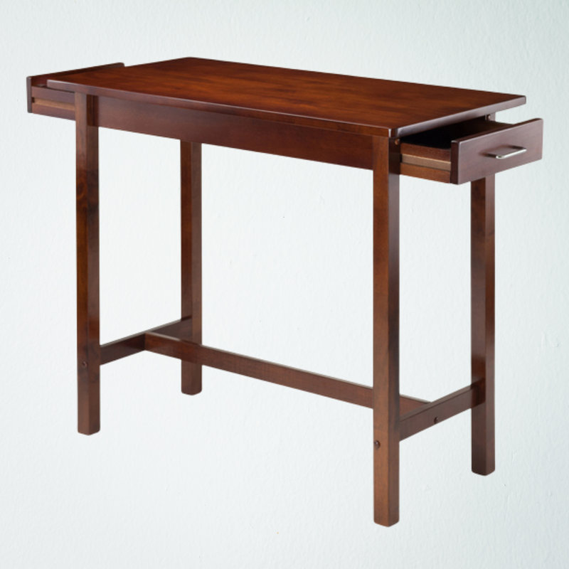 Hopkins 3-Pc Breakfast Table Set with Counter Stools, Walnut