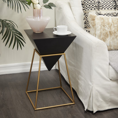 Table de bout à piédestal Argent