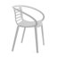 Chaise de patio moderne empilable intérieur / extérieur (ensemble de 2) taupe-1629845599