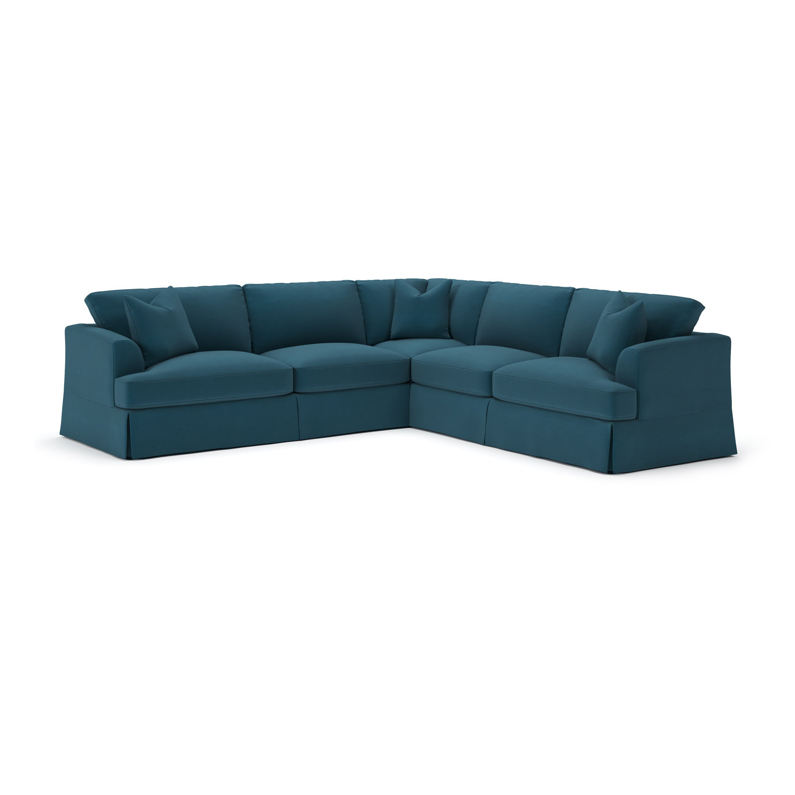 Lucia Sectional, Right Hand Facing, Bayou Midnight Canvas