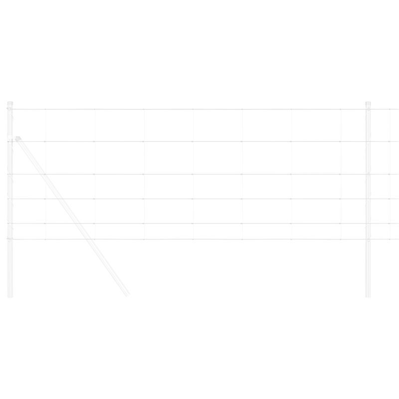 Vidaxl Field Fence Galvanized Steel, 80cm H x 10000cm W