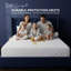 Housse de protection imperméable pour matelas avec dessus matelassé et poche profonde - Protection douce, respirante et silencieuse pour le lit - Housse ajustée pour matelas épais-550293305-551457409