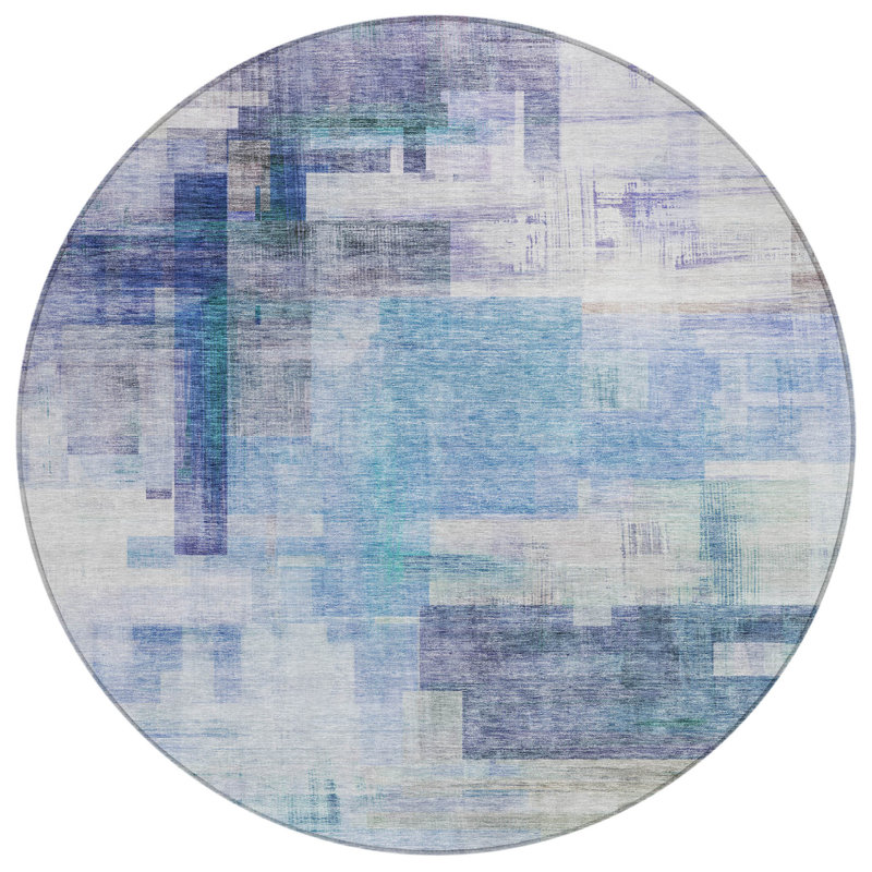 Tapis d'intérieur rond 8 po