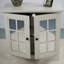 Armoire de rangement avec portes en miroir et tablette réglable