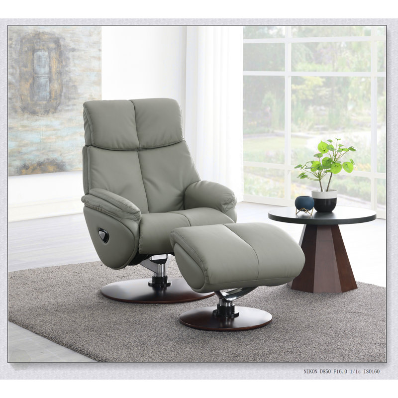 Luxurious Reclining Chair With Ottoman For Ultimate Relaxation And Comfort, Perfect For Modern Living Spaces.