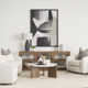 Brecken Genuine Marble Single Coffee Table