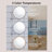 LED Round Metal Wall Mirror Rechargeable Makeup Mirror-1335965862-1333669382