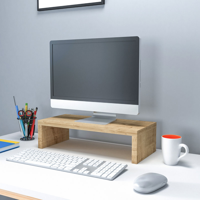 Ladawn Monitor Stand, Sapphire Oak