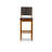 Upholstered Counter Stool with Solid Wood Frame-52517035-52517032
