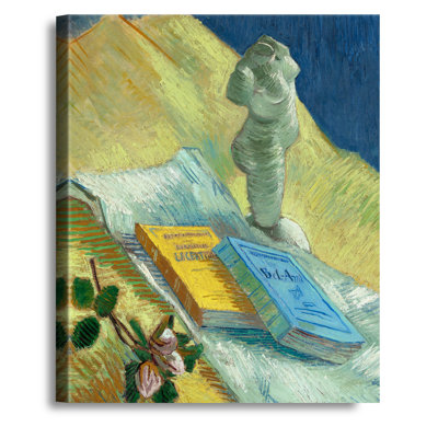 «Still Life with Plaster Statuette» par Vincent Van Gogh. Reproduction d'art classique sur toile, estampe numérique sur toile, art mural pour la décoration intérieure
