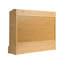 Wall-Mounted Dish Rack MADELEINE Bamboo Light Brown