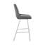 Black Fabric And Metal Bar Stool-1120250737-1120250739
