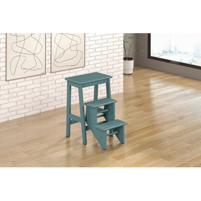 Danyell 3 - Step Wood Folding Step Stool
