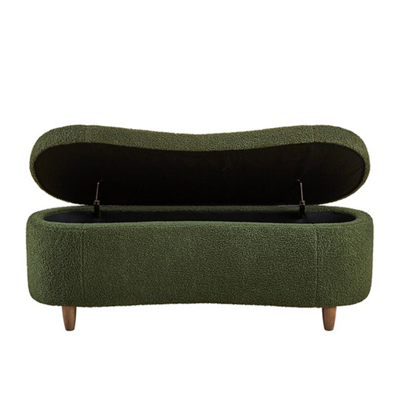 Banc de rangement Boucle, Vert