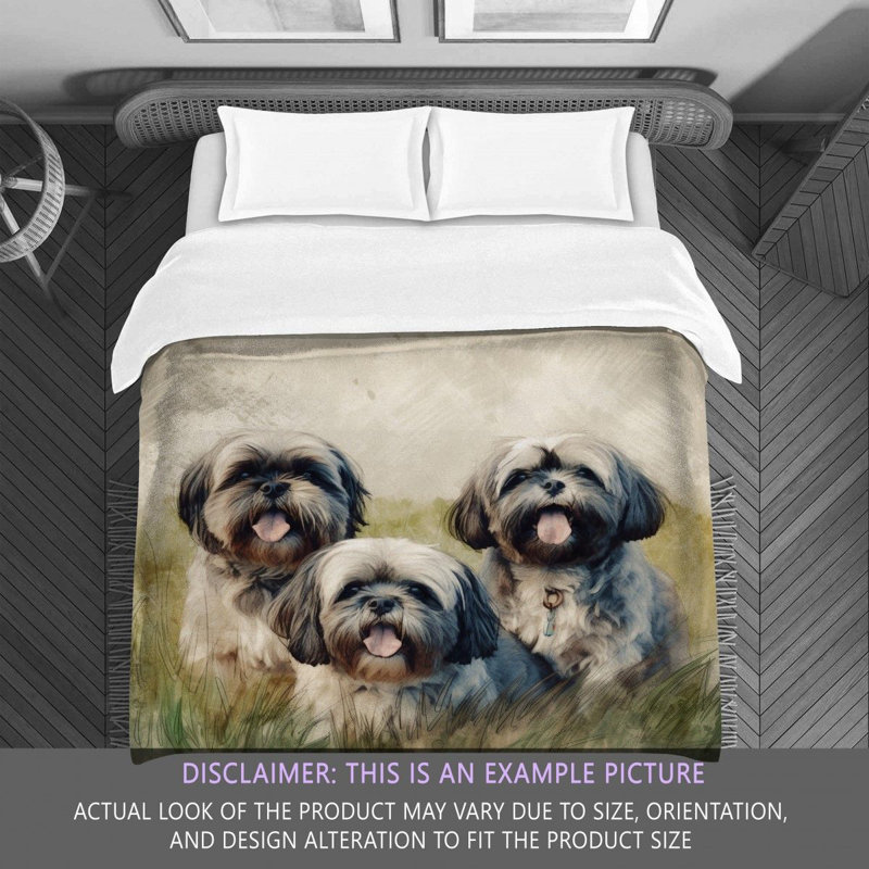 Dogs Pets Microfiber Duvet Cover, Twin Comforter