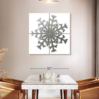 Lelend Silver Snowflakes II
