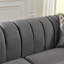 Canapé 81,1 pouces en velours capitonné avec 2 coussins-670796601