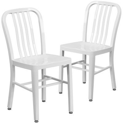 Commercial Grade Metal Indoor-Outdoor Bistro Chair