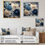 Décoration florale bleue et blanche - Dahlia-1133047720-1312314092