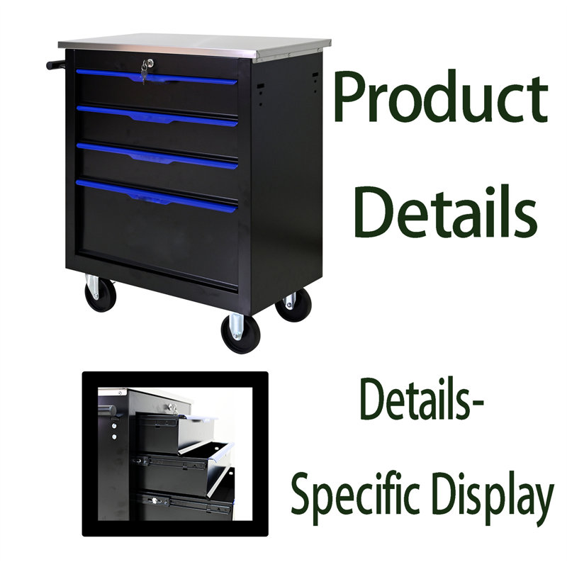 26'' W Steel Side Chest