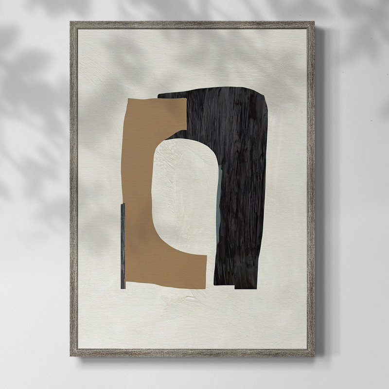 «Cardboard Cutouts I», reproduction encadrée - bois massif, H 11 po x l 9 po