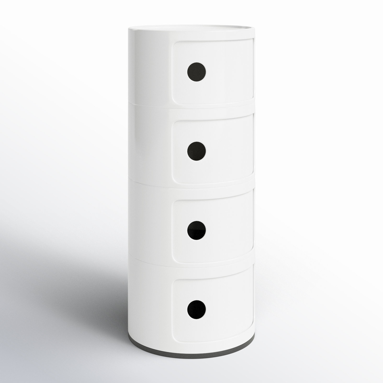 Componibili Modular Stacking Unit, White, 4