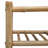  Shoe Rack With Shelf Natural 26.77 X 11.02 X 37.80 In Bamboo