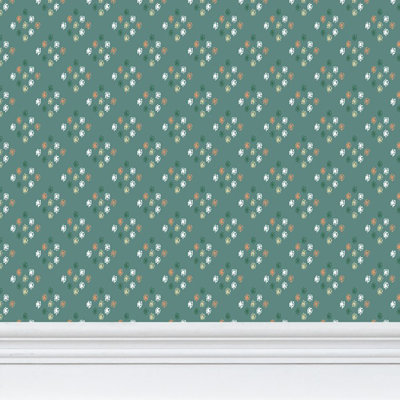 British Brooch Small Repeat Luxury Wallpaper