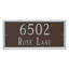 Plaque d’adresse murale sur 2 lignes melilla-23382885