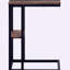 Table d'appoint, en forme de C, bout, côté, collation, salon, chambre à coucher, métal, stratifié-1423404445-1447032673