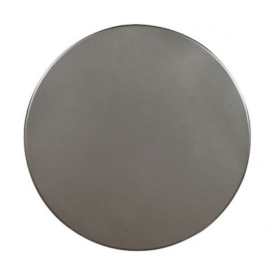 Hyppolite Contemporary Round Dining Table, Champagne
