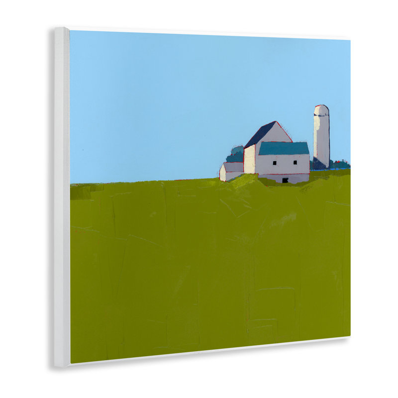 Plaque murale Farmo Silo in Distance, design par Ruth LaGue