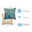 Marina Fantasea Indoor/Outdoor Blue/Green/Orange Square Throw Cushion Cover