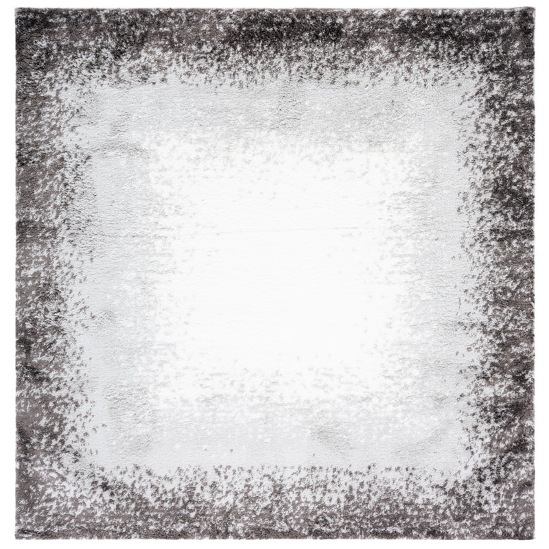 Davyan Performance Abstract Rug, Square 7'