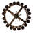 26" Wide Tuscan Vineyard Wine Bottle Chandelier