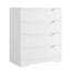 Commode 4 tiroirs Basanti, conception sans main-695738575