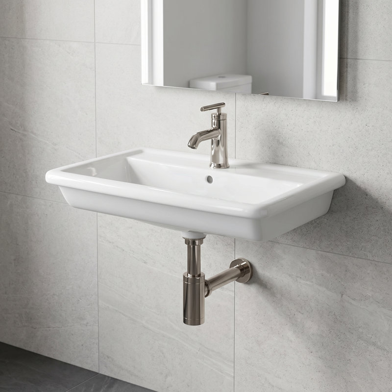 Alia 24'' L Bathroom Sink, Single
