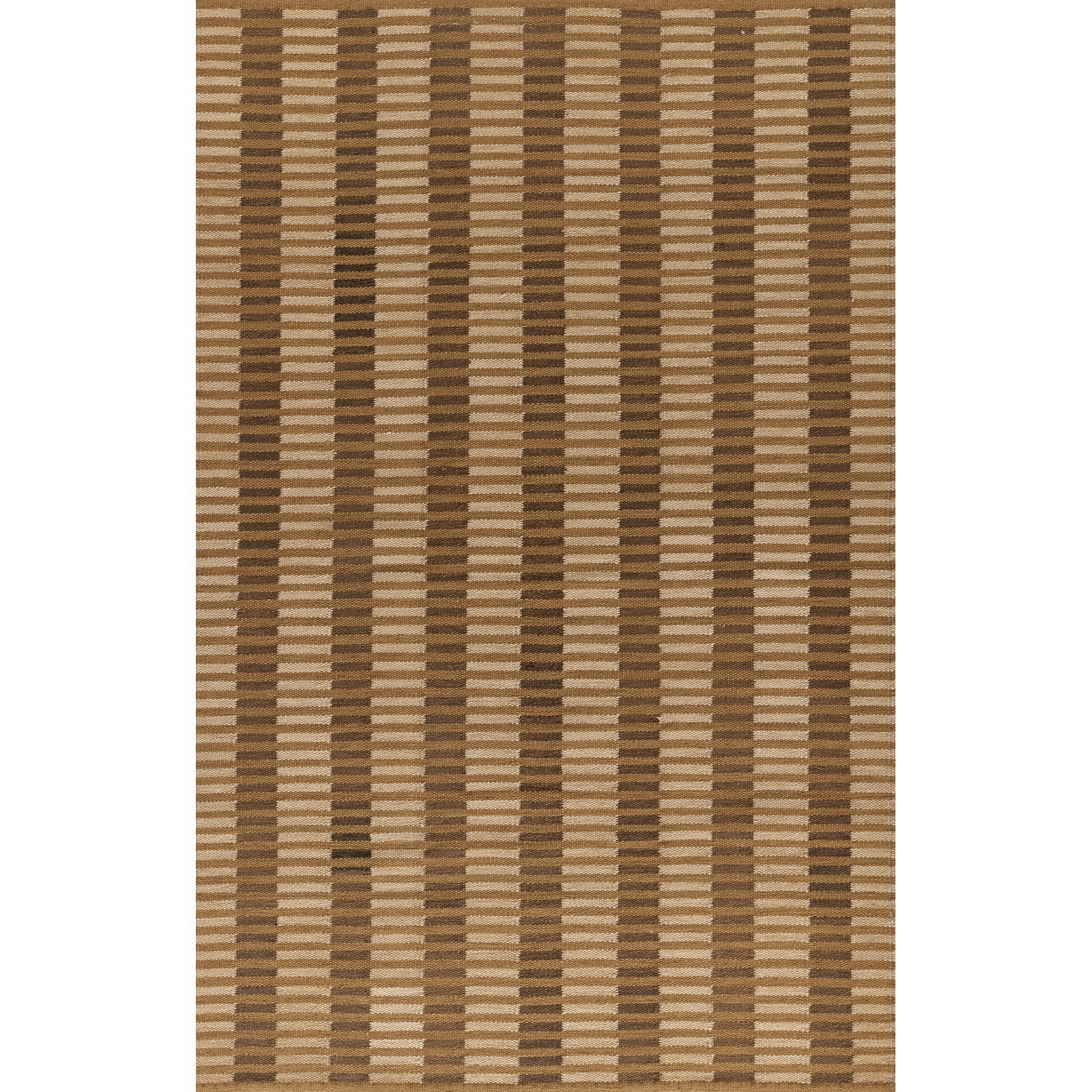 Acerra Beige Hand-Woven Striped Outdoor Rug, Rectangle 7'10" x 9'10"