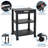 Mount-It! Adjustable Mobile Printer Stand with Drawer, 4 Swivel Wheels and Cable Management