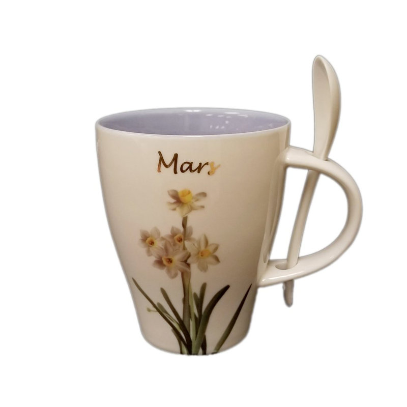 Ensemble de grande tasse à café 2 pièces mars jonquille Alfaro