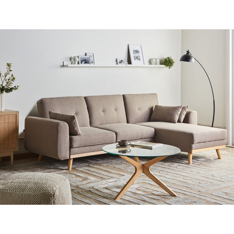 KAARINA 3 Seater Sofa Bed, Brown